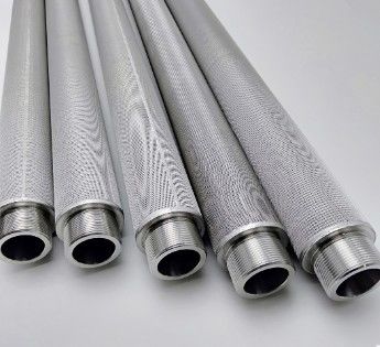 316L Cylindrical Cartridge Woven 2mm Stainless Steel Filter Mesh